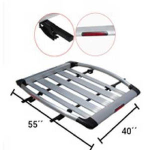 AERORACK ALUMINIO 140x102 CM SILVER C/STOP M01 AERODINAMICA